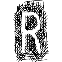 Silhouette Letter R