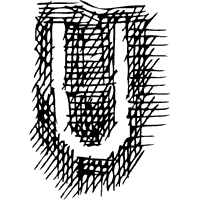 Silhouette Letter U