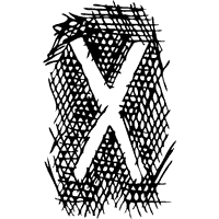 Silhouette Letter X